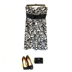 Strapless WHBM Silk Dress